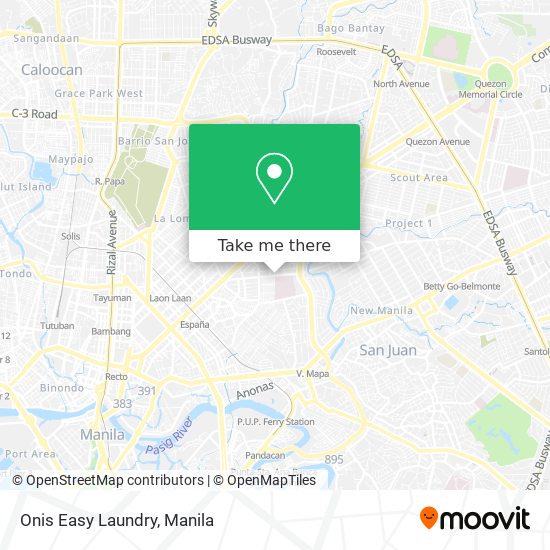 Onis Easy Laundry map