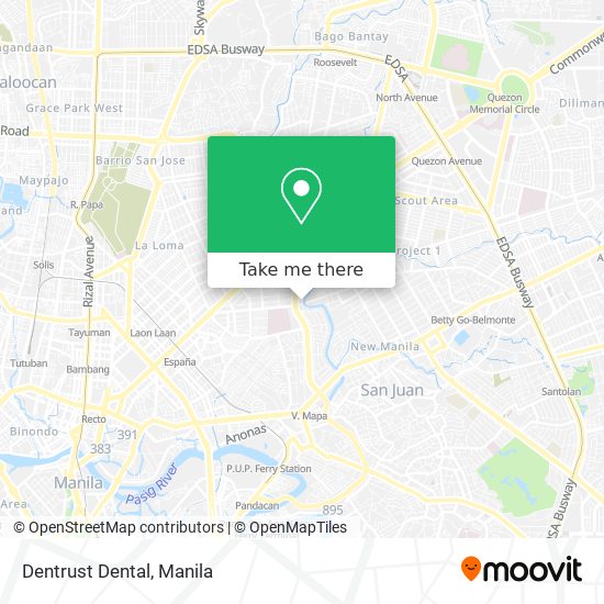Dentrust Dental map