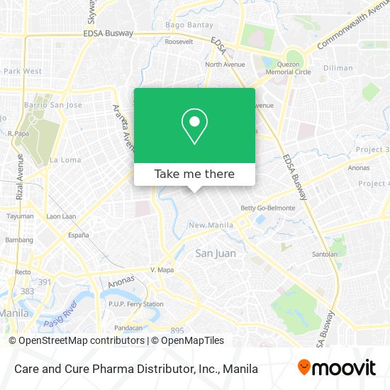 Care and Cure Pharma Distributor, Inc. map