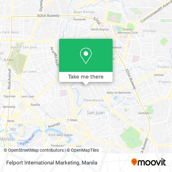 Felport International Marketing map