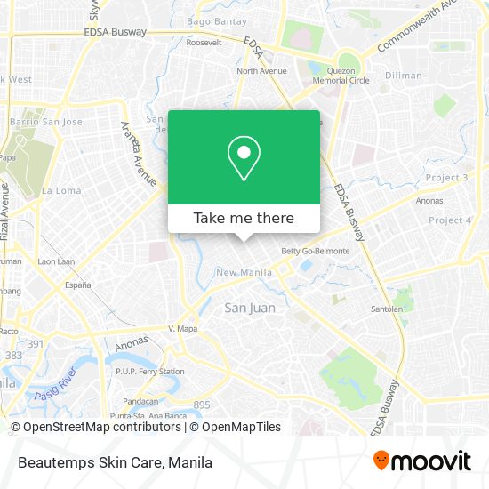 Beautemps Skin Care map