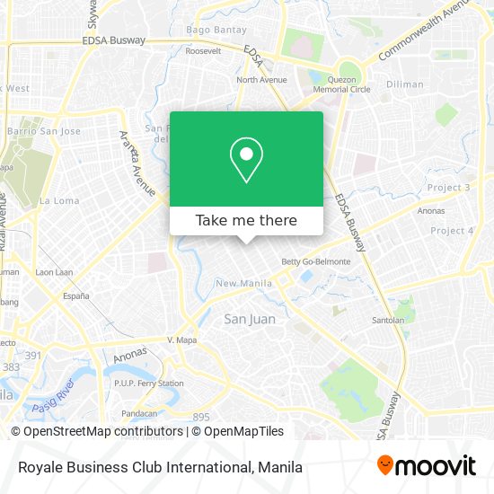 Royale Business Club International map