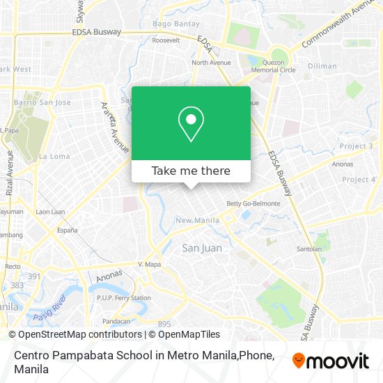 Centro Pampabata School in Metro Manila,Phone map