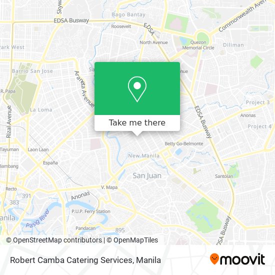 Robert Camba Catering Services map