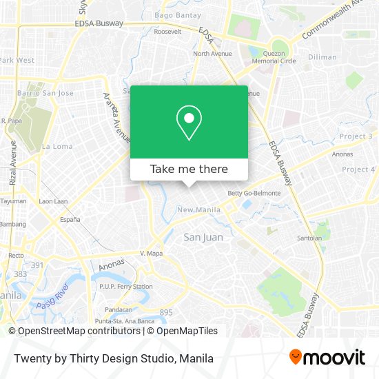 Twenty by Thirty Design Studio map