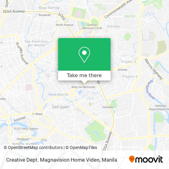 Creative Dept. Magnavision Home Video map