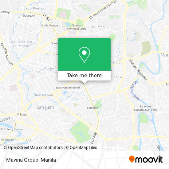 Mavina Group map