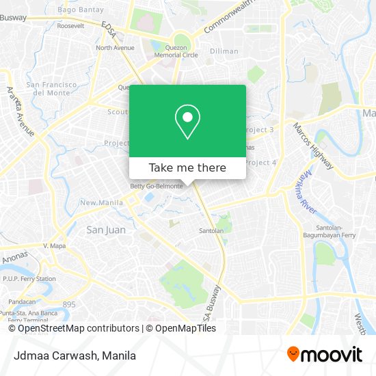 Jdmaa Carwash map