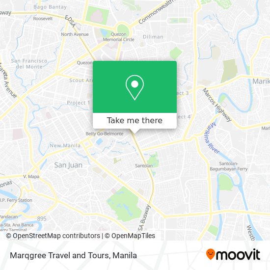 Marqgree Travel and Tours map