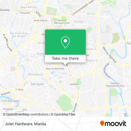 Jolet Hardware map