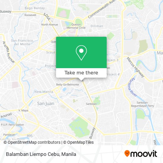 Balamban Liempo Cebu map