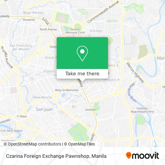 Czarina Foreign Exchange Pawnshop map