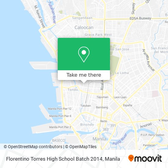 Florentino Torres High School Batch 2014 map