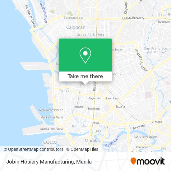 Jobin Hosiery Manufacturing map