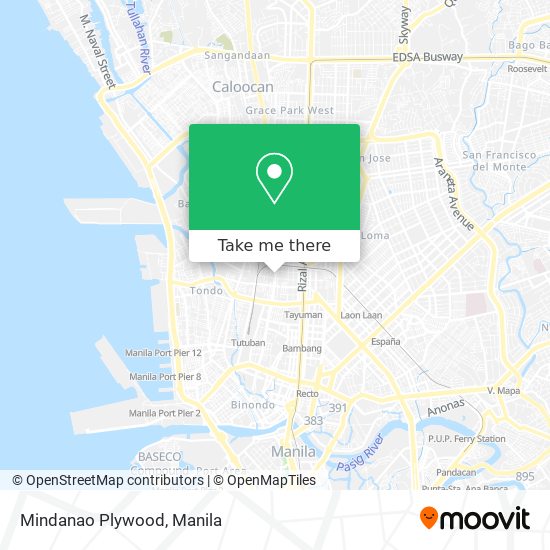 Mindanao Plywood map
