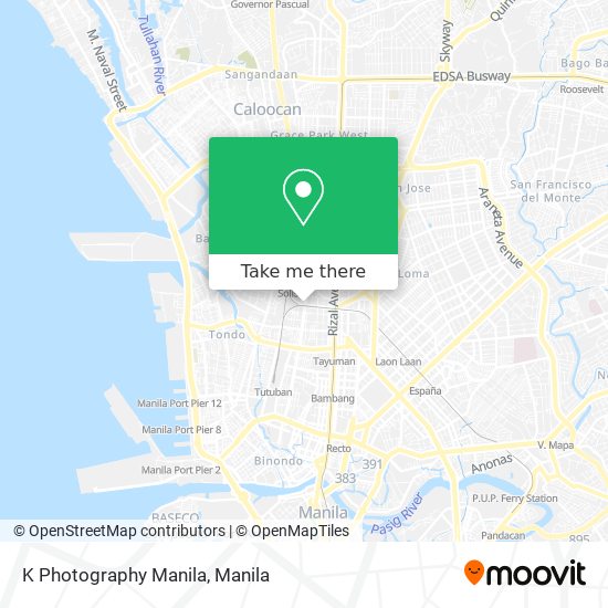 K Photography Manila map