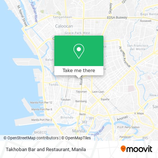 Takhoban Bar and Restaurant map