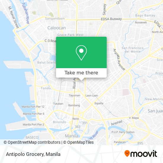 Antipolo Grocery map