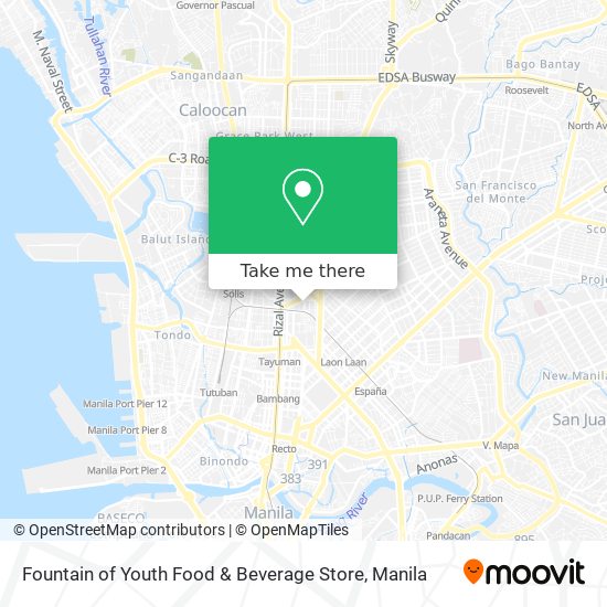 Fountain of Youth Food & Beverage Store map