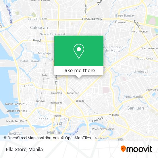 Ella Store map