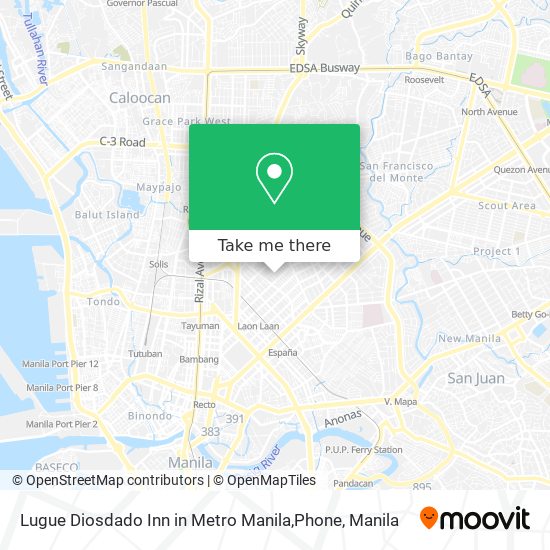 Lugue Diosdado Inn in Metro Manila,Phone map