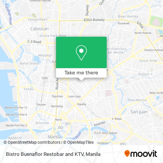 Bistro Buenaflor Restobar and KTV map