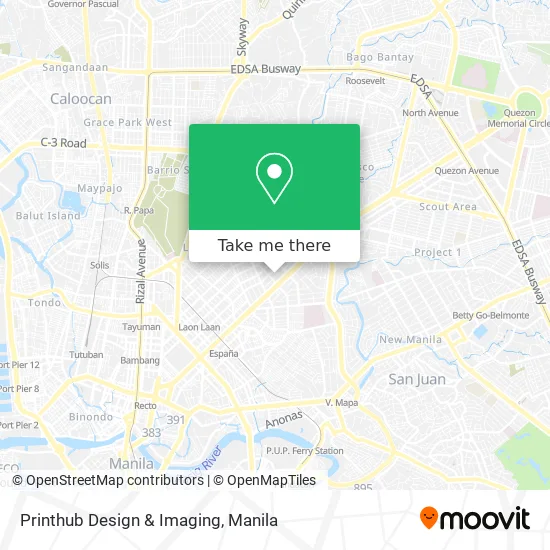 Printhub Design & Imaging map