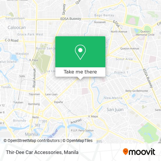 Thir-Dee Car Accessories map