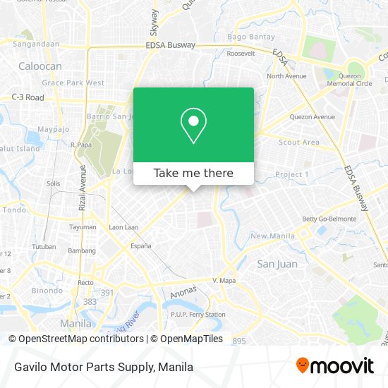 Gavilo Motor Parts Supply map