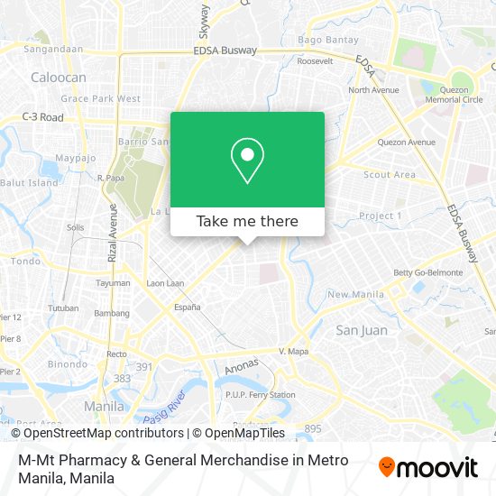 M-Mt Pharmacy & General Merchandise in Metro Manila map