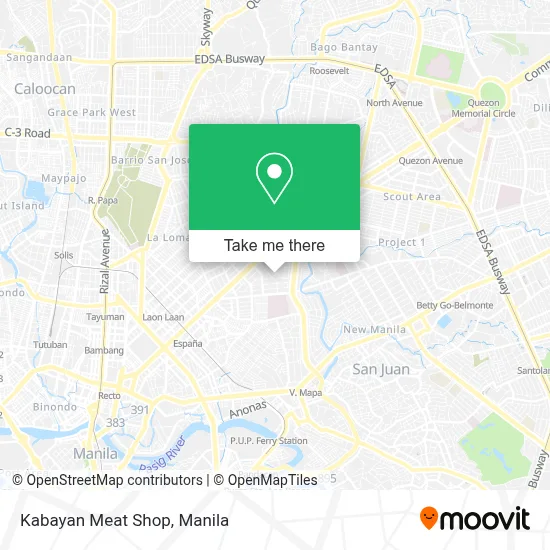 Kabayan Meat Shop map