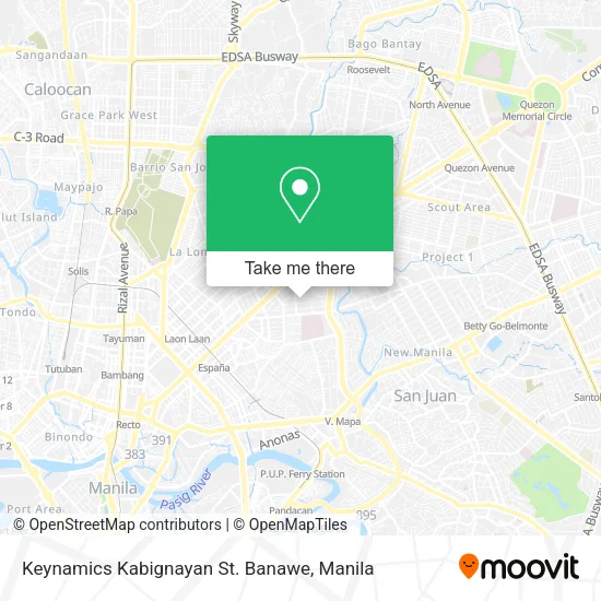 Keynamics Kabignayan St. Banawe map