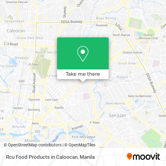 Rcu Food Products in Caloocan map