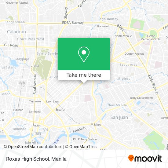 Roxas High School map