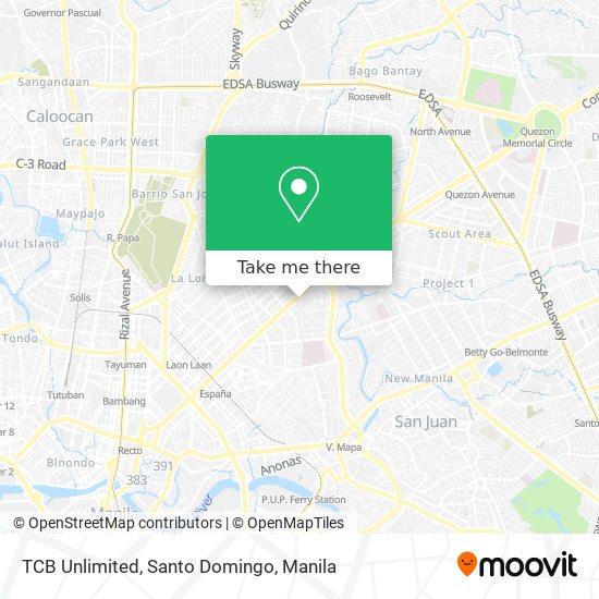 TCB Unlimited, Santo Domingo map