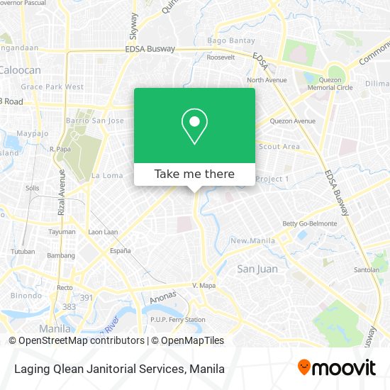 Laging Qlean Janitorial Services map