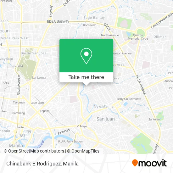 Chinabank E Rodriguez map