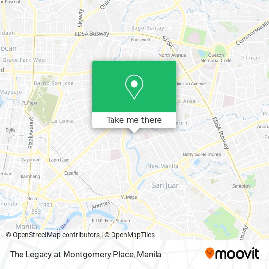The Legacy at Montgomery Place map