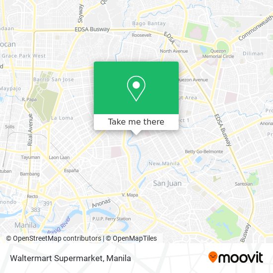 Waltermart Supermarket map