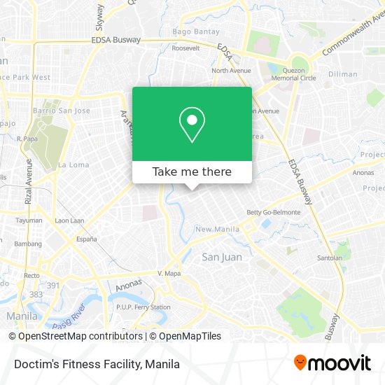 Doctim's Fitness Facility map