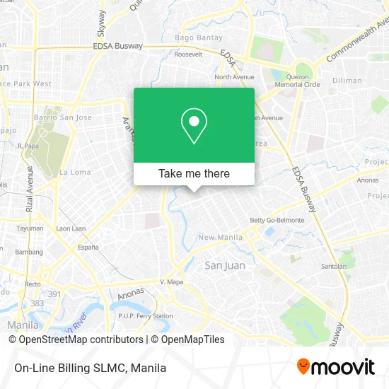 On-Line Billing SLMC map