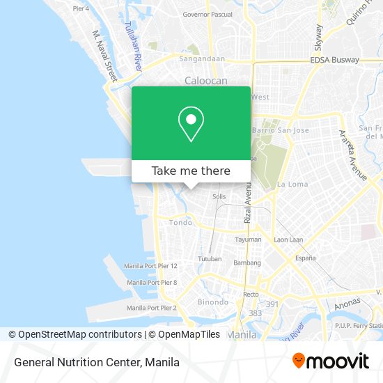 General Nutrition Center map