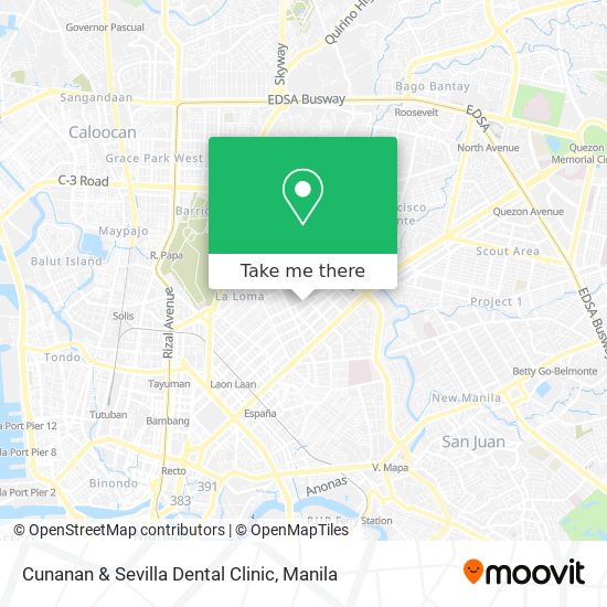 Cunanan & Sevilla Dental Clinic map