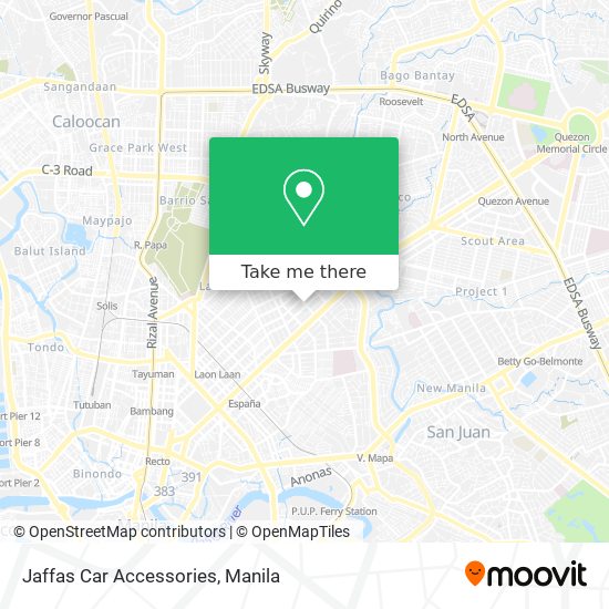 Jaffas Car Accessories map
