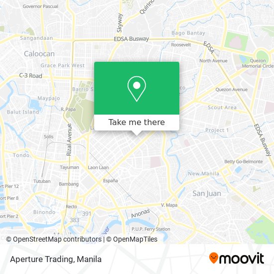 Aperture Trading map