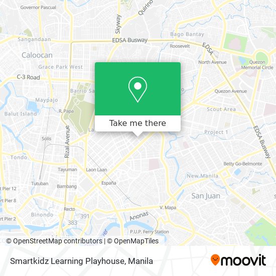 Smartkidz Learning Playhouse map