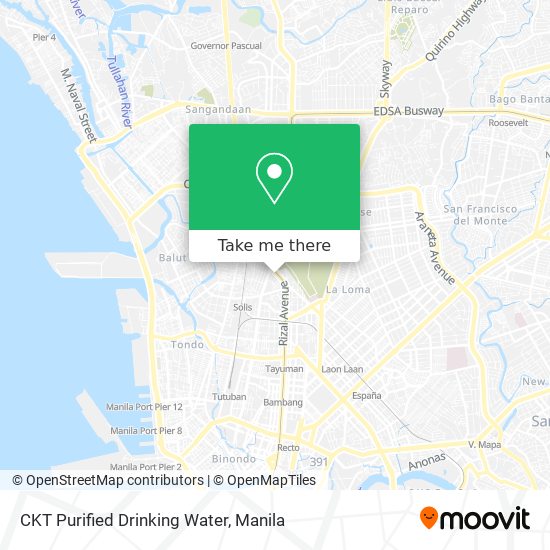 CKT Purified Drinking Water map