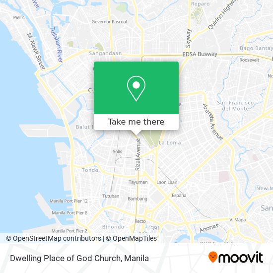 Dwelling Place of God Church map