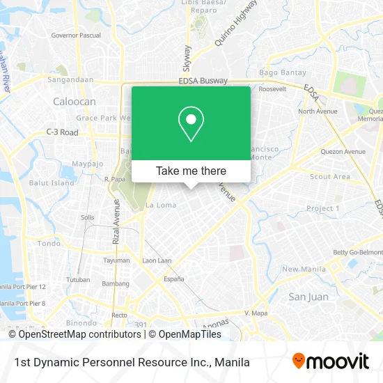 1st Dynamic Personnel Resource Inc. map