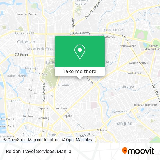 Reidan Travel Services map